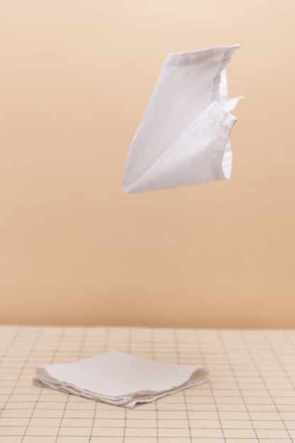 Plain White Hemstitch Cloth Napkin