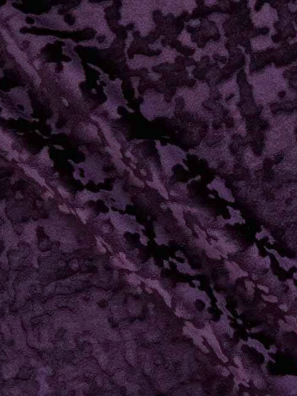 Plum Crushed Velvet Tablecloth