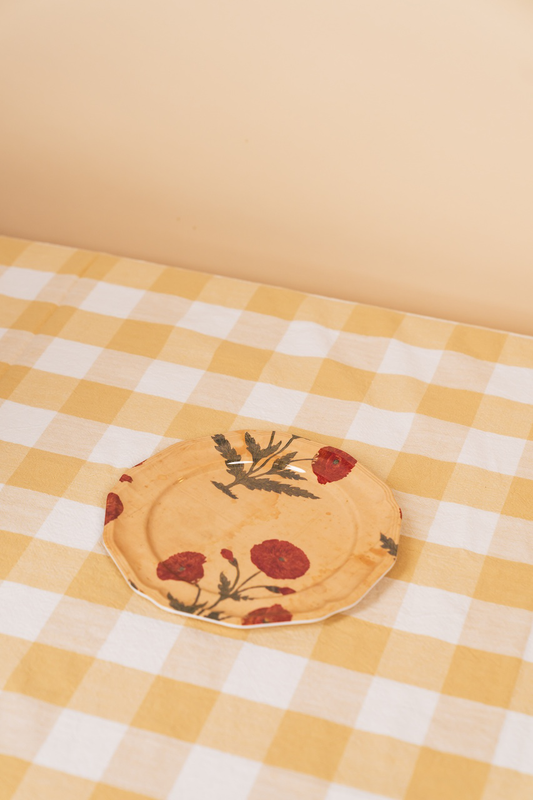 Poppy Red Side Plate