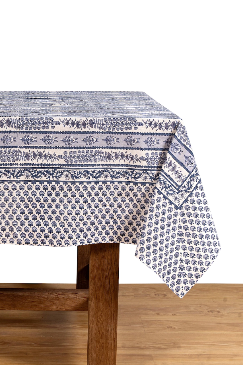 Provence Avignon Blue & Marine Tablecloth