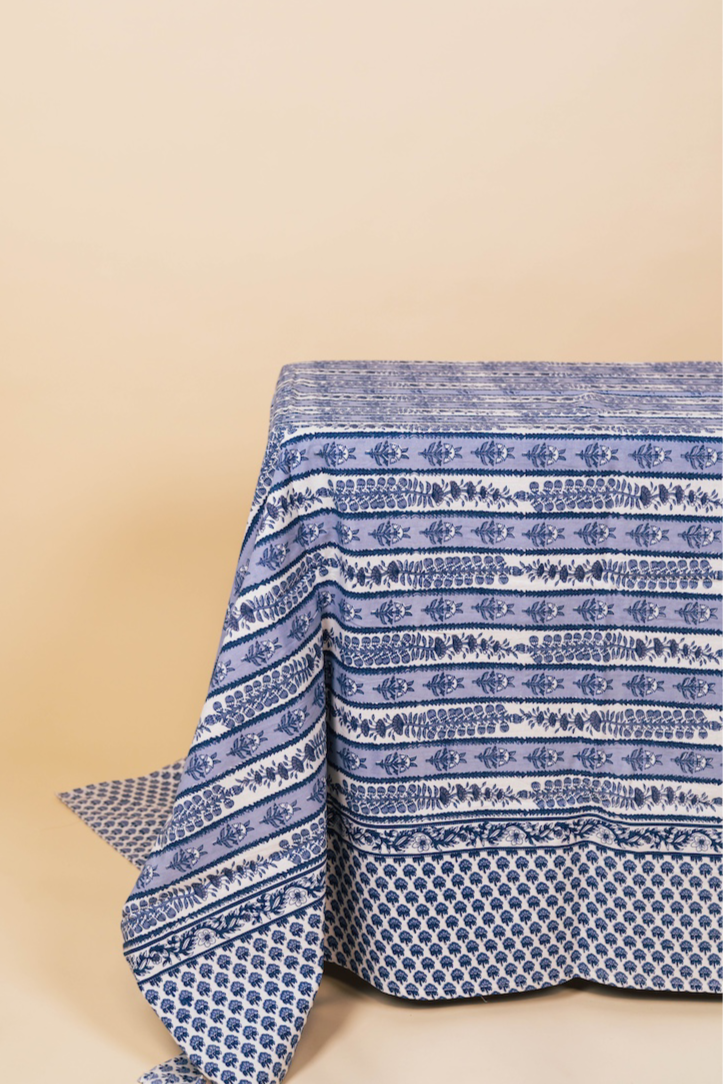 Provence Avignon Blue & Marine Tablecloth