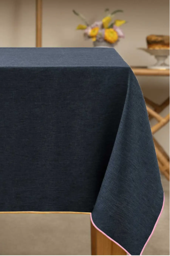 Rainbow Denim Tablecloth