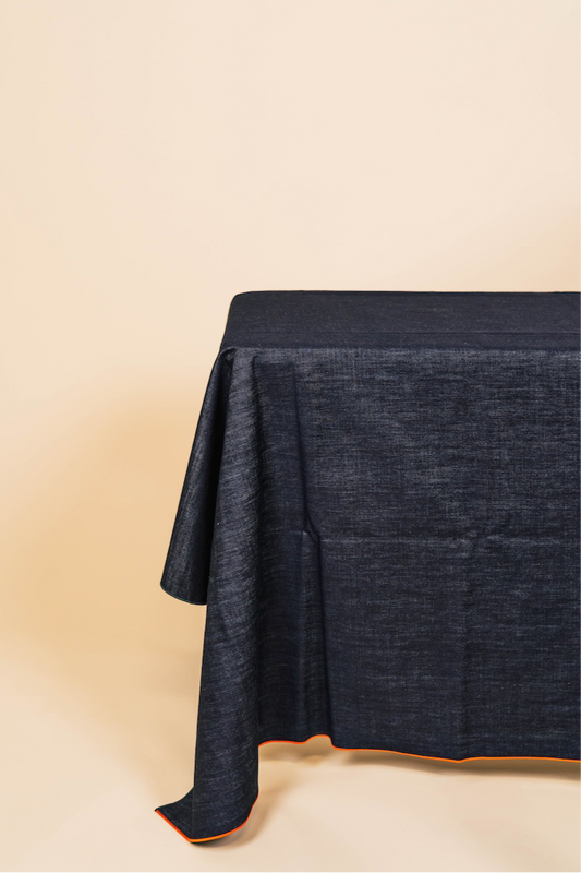 Rainbow Denim Tablecloth