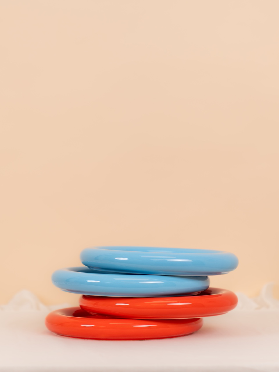 Red Bubble Plate