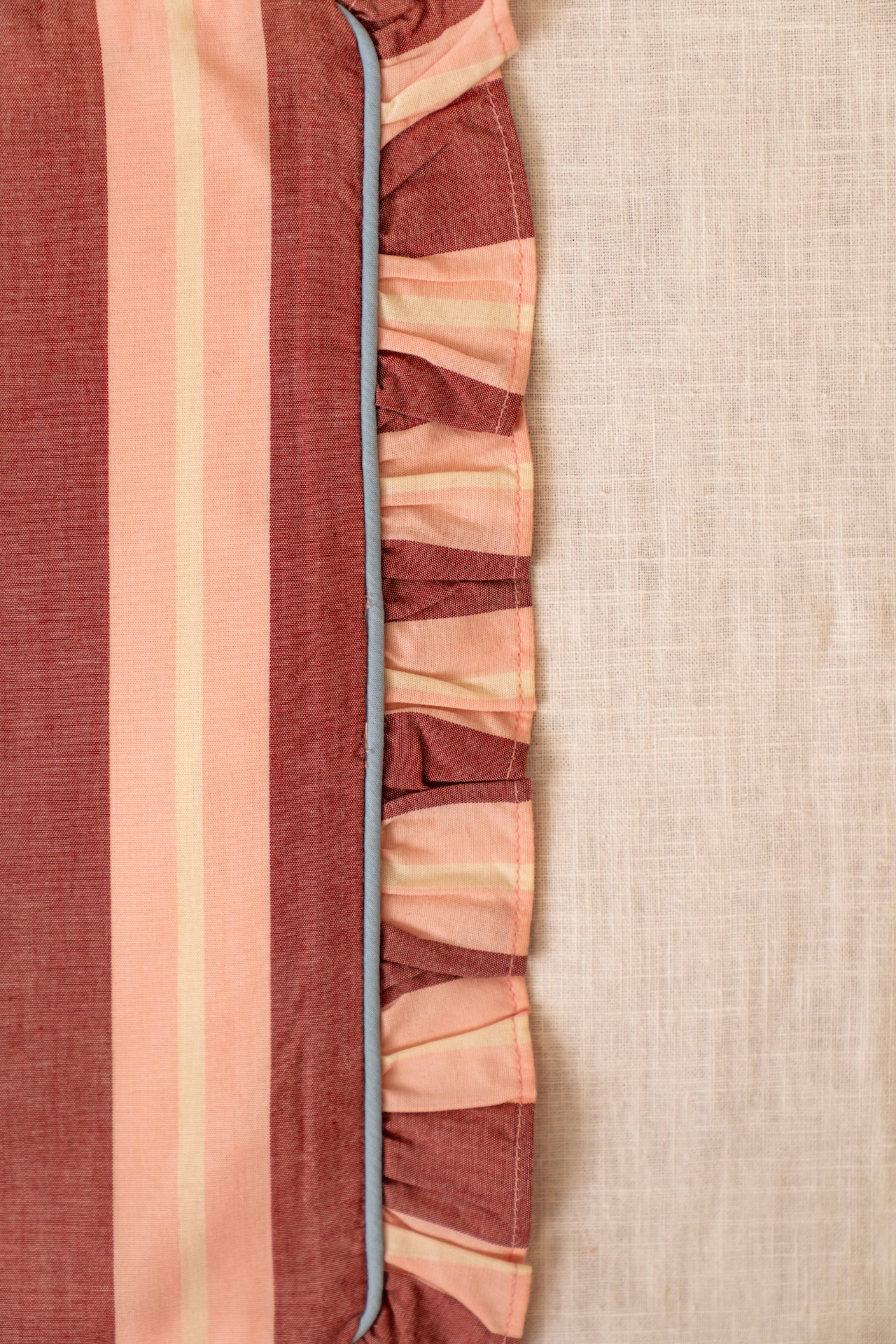 Red Stripe Cotton Placemat Set