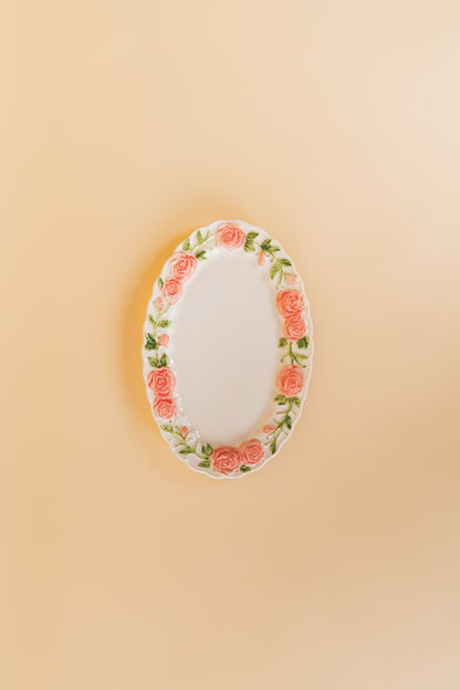 Rosebud Serving Platter