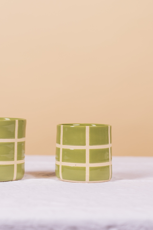 Sage Tile Cup