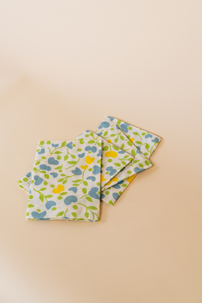 Sarah Blue Linen Napkin