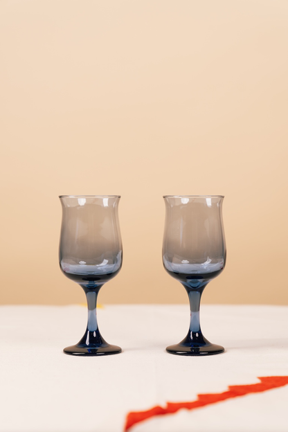 Small Blue Gradient Wine Glass