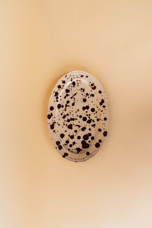 Speckled-Glaze Stoneware Serving Platter