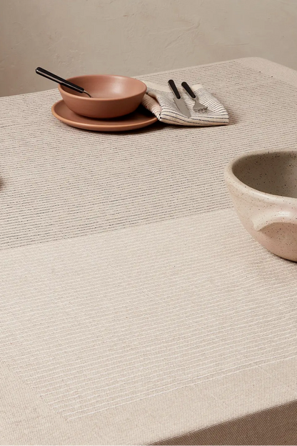 Stacks Stone Tablecloth