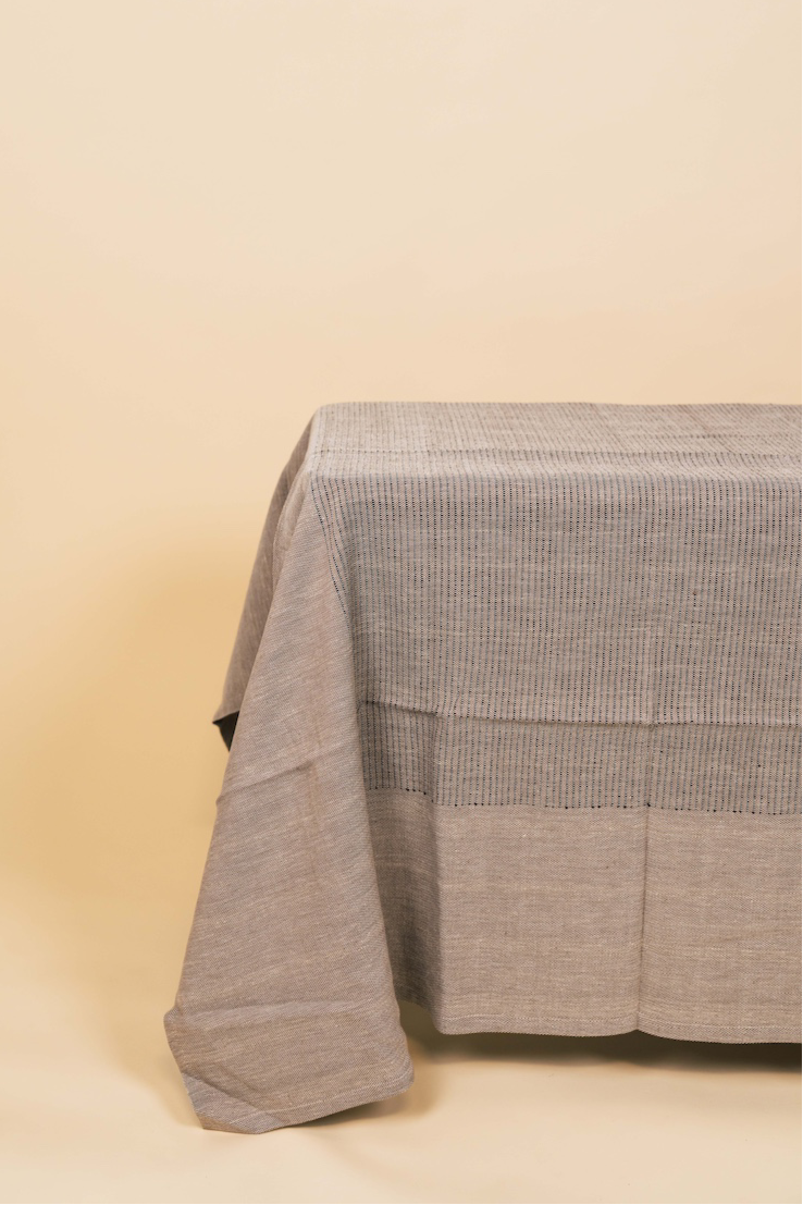 Stacks Stone Tablecloth