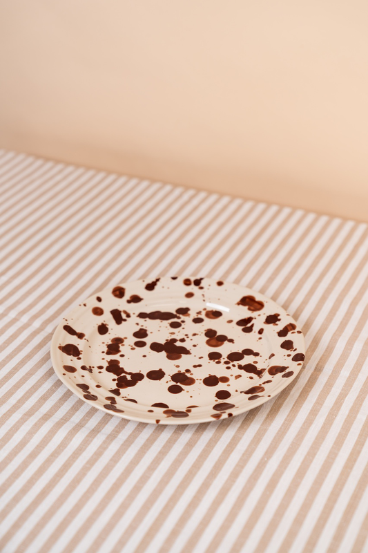 Stoneware Spotted Dinner Plate