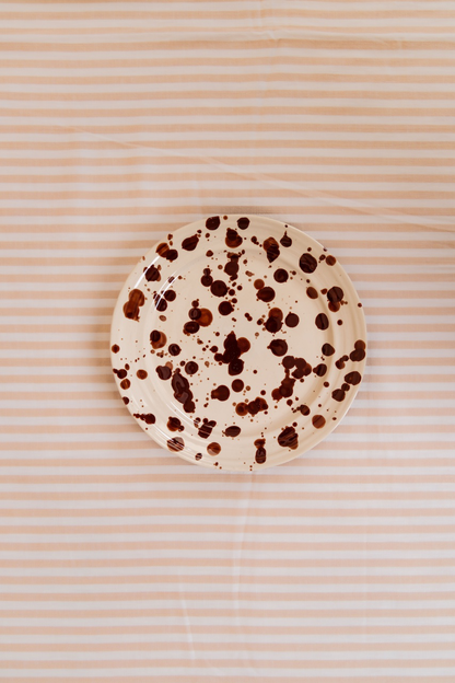 Stoneware Spotted Dinner Plate
