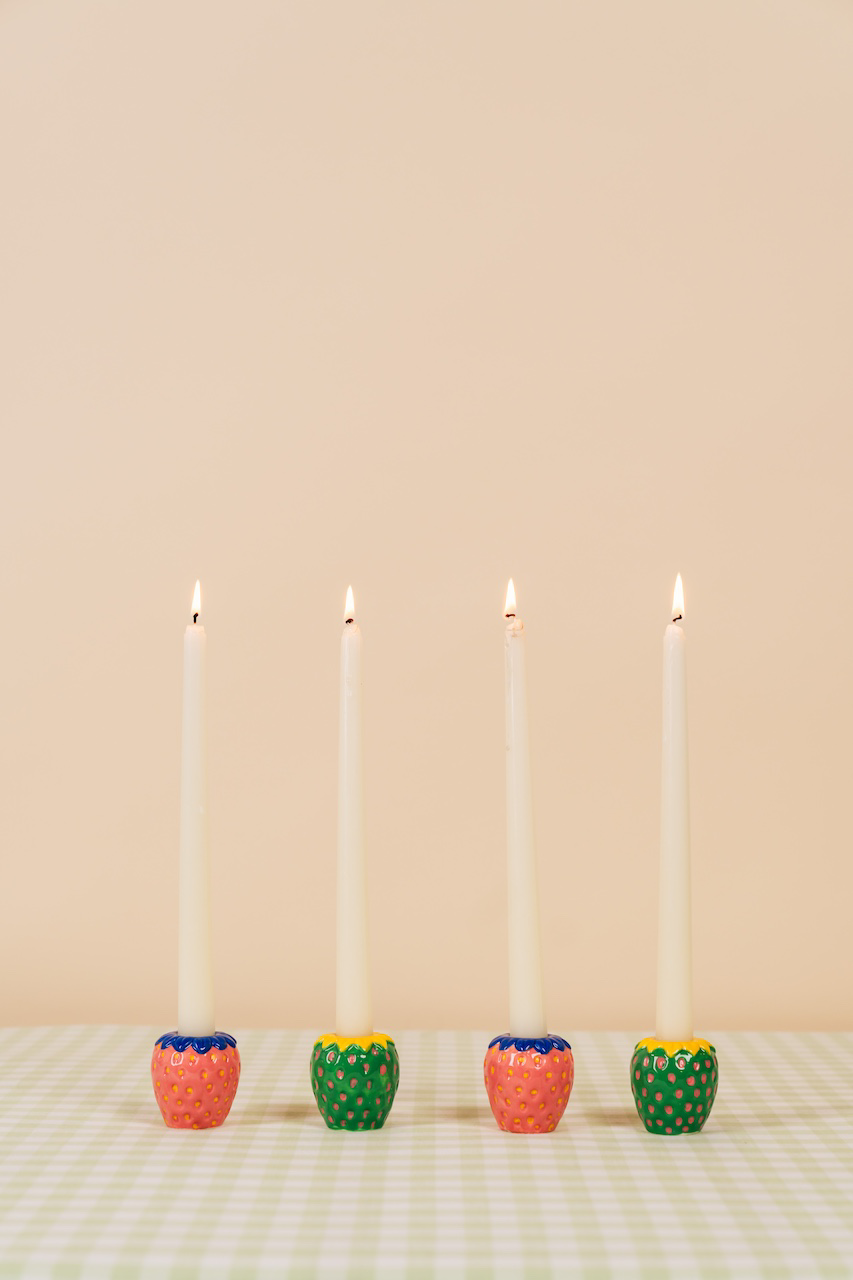 Strawberry Candle Holder