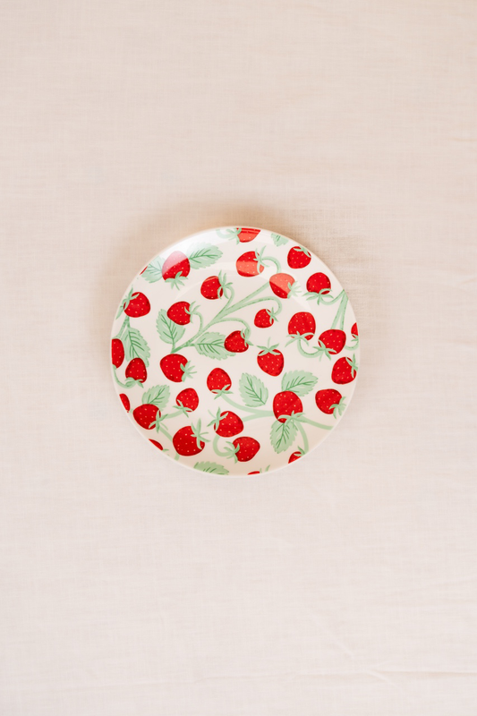 Strawberry Salad Plate