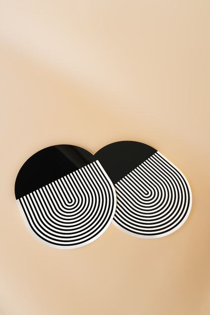 Stripes & Solids Lacquer Placemat Set