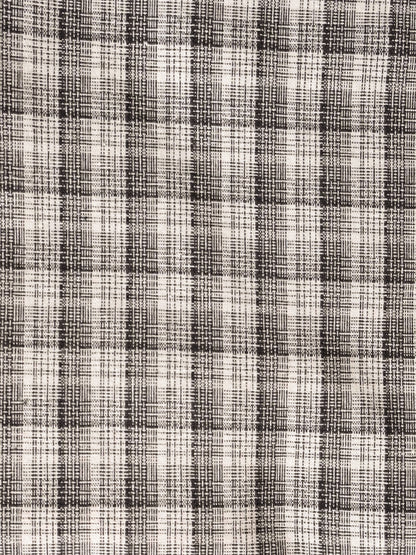 Black Gingham Tablecloth