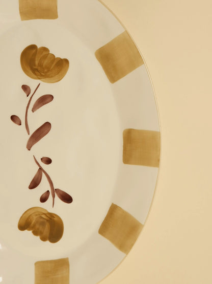 Dolce Latte Ceramic Serving Platter
