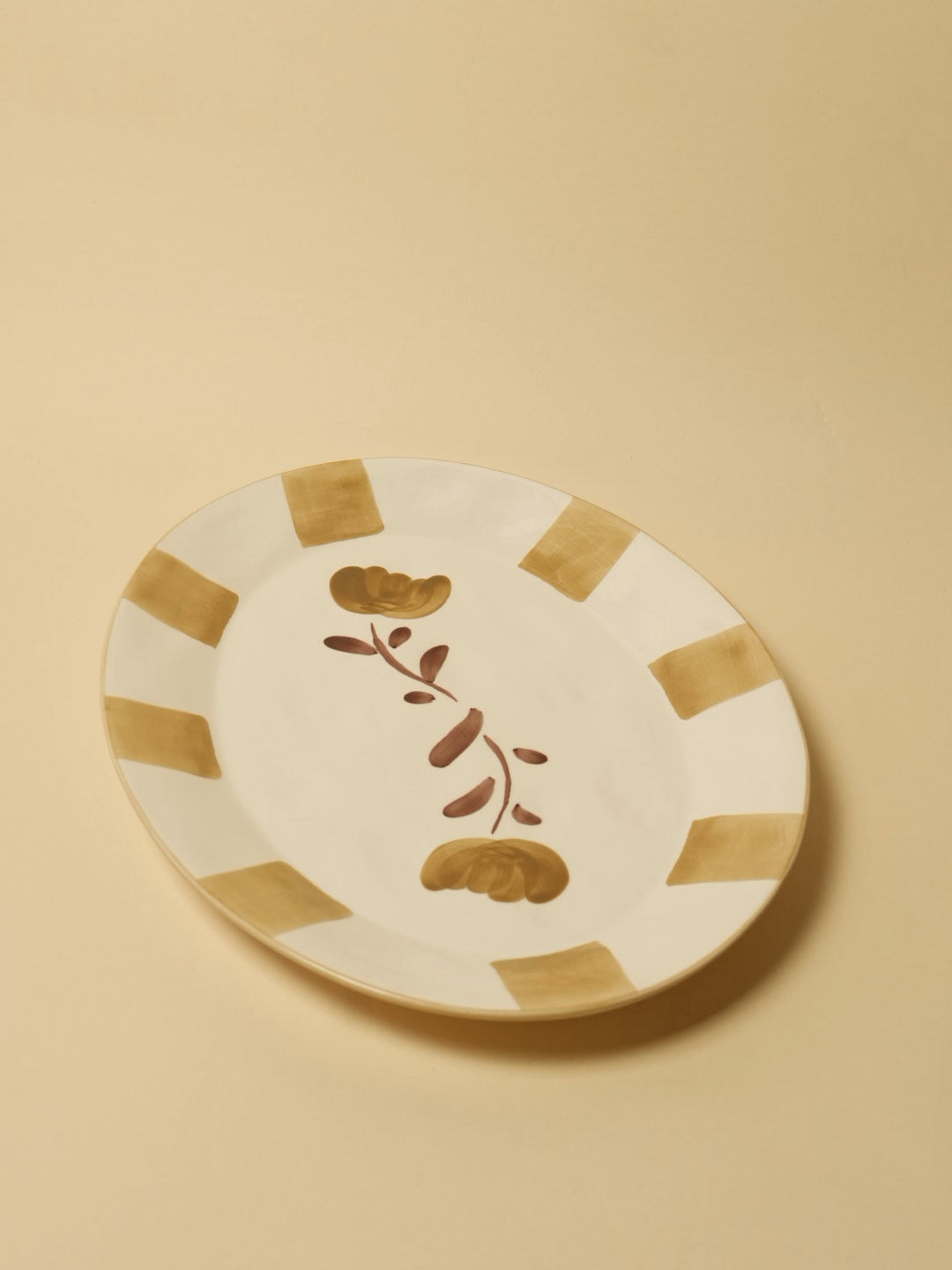 Dolce Latte Ceramic Serving Platter