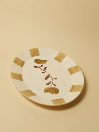 Dolce Latte Ceramic Serving Platter