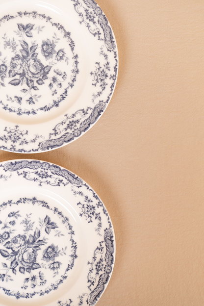 Toile Salad Plate Set