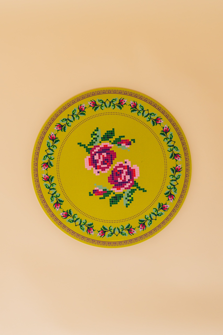Trandafir Round Placemat