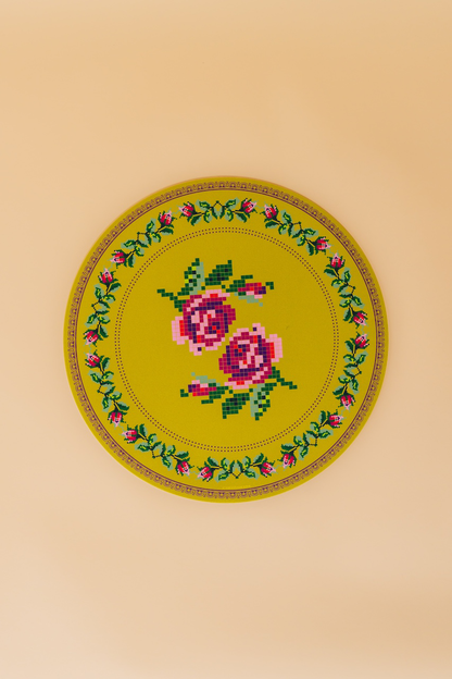 Trandafir Round Placemat