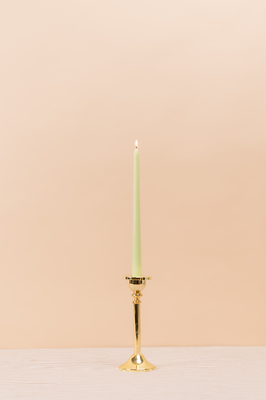 Vintage Gold Candlestick Holder