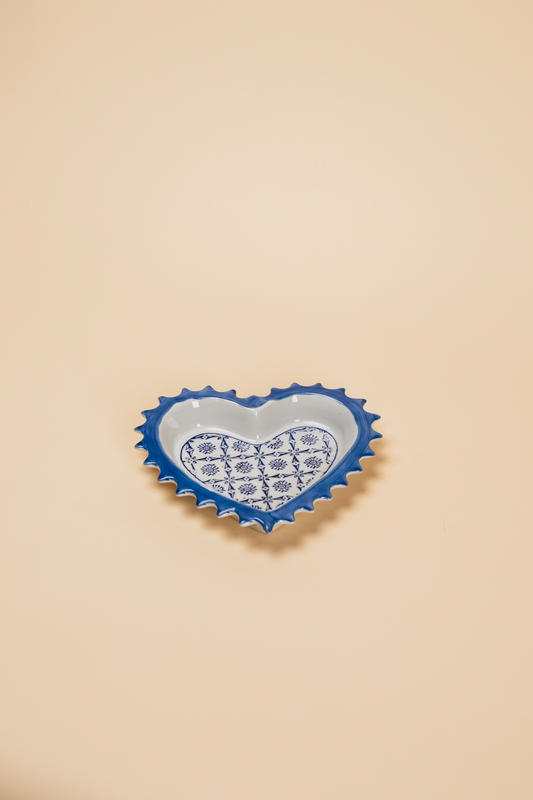 Vintage Heart Shaped Serving Dish