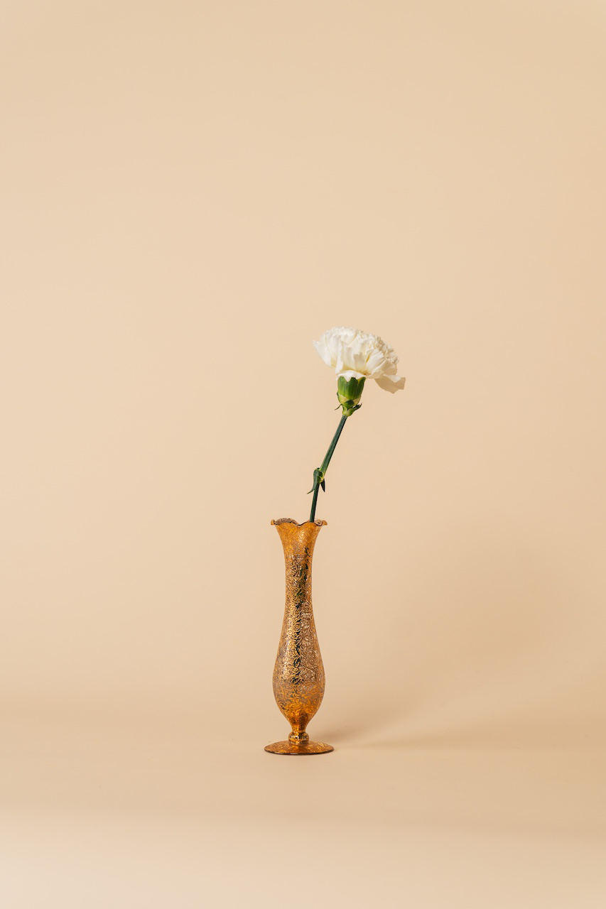 Vintage Small Brass Vase