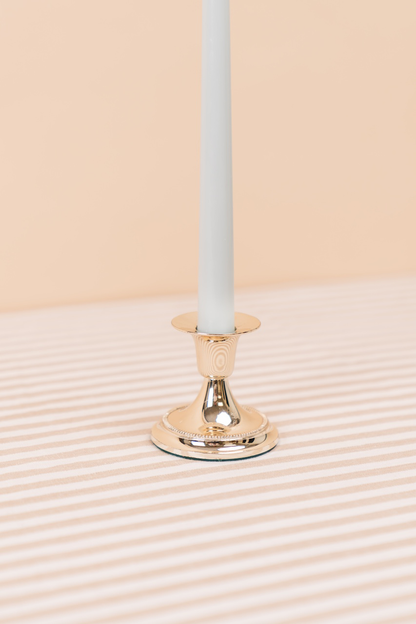 Vintage Small Silver Candlestick Holder