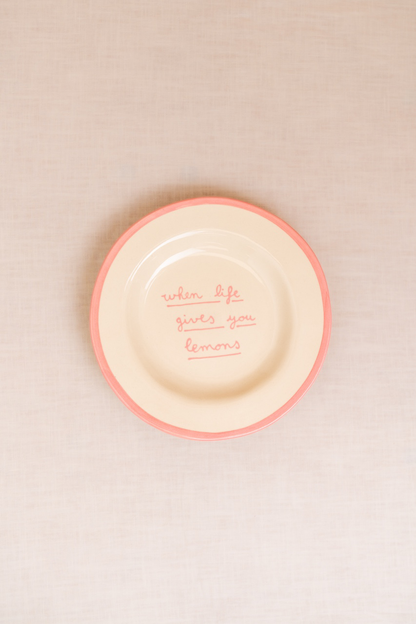 When Life Gives You Lemons Plate