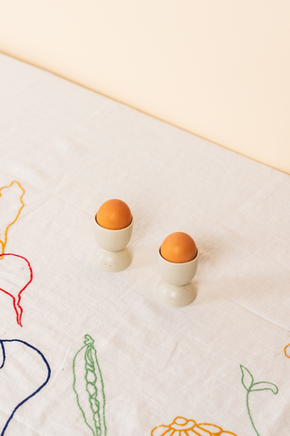 White Porcelain Egg Cup