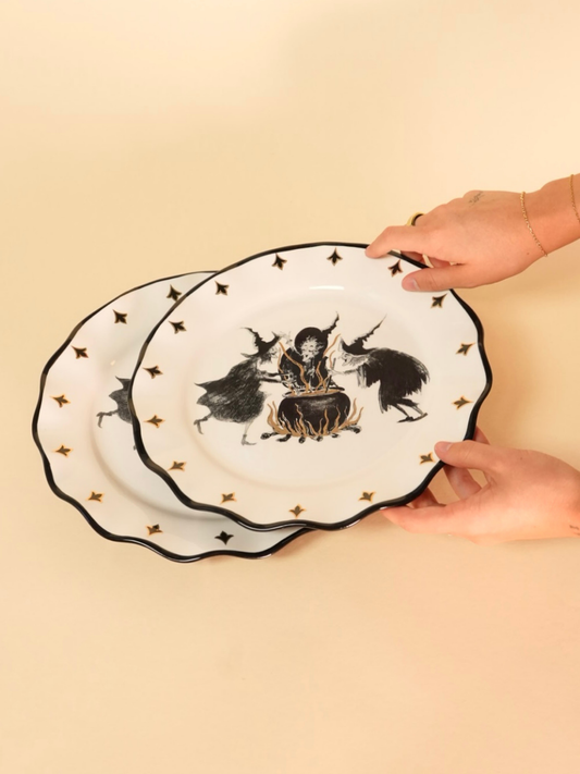Witches Brew Dinner Plate Set