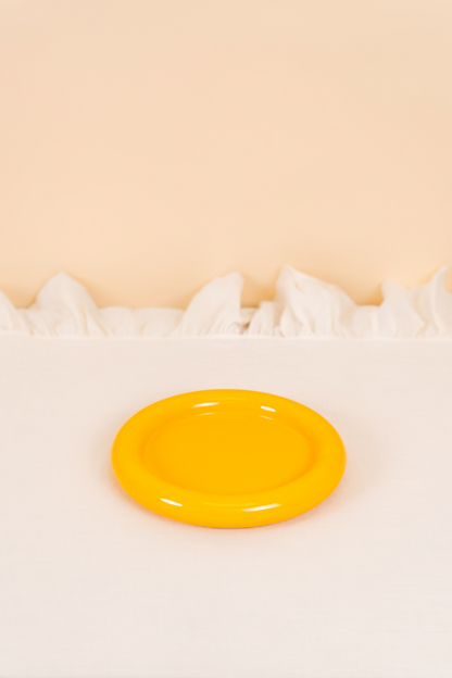 Yellow Bubble Plate